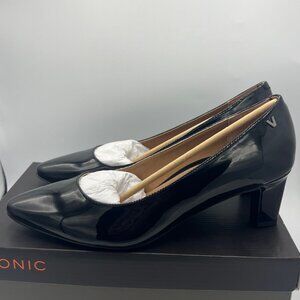 Brand New Vionic Madison Mia Patent heel in BLACK Size 9